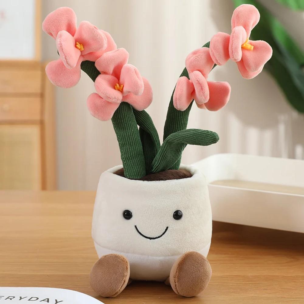 All Series Lifelike Tulip Succulent Plants Plush Stuffed Bookshelf Decor Toy Soft Doll Kawaii Pillow for Girls Birthday Gifts