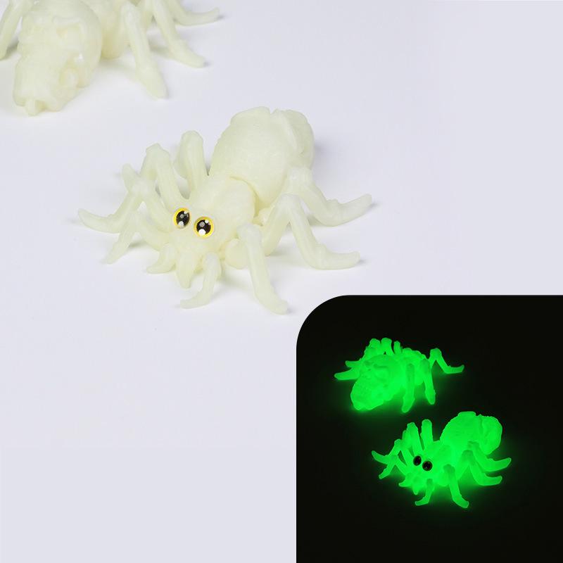 3D-печатный шарнирный скелет паука, имитационная игрушка - Креативное украшение на Хэллоуин Small 8cm