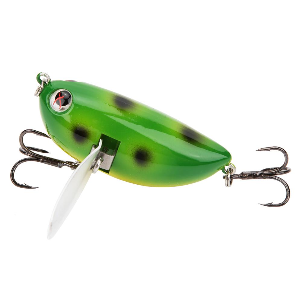 6cm 12.7g ABS Plastic Artificial Fishing Lure Gold Wing Bait Sea Hard Lures Fishing Tackle Accessory2#