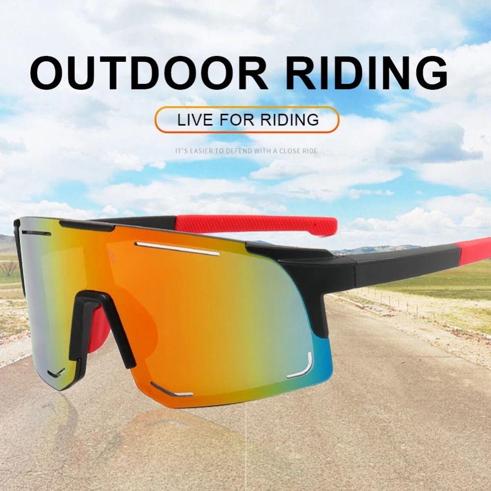 UV400 Cycling Sunglass Half Frame Outdoor Sport Goggle UV Resistant Cycling Glass Unisex