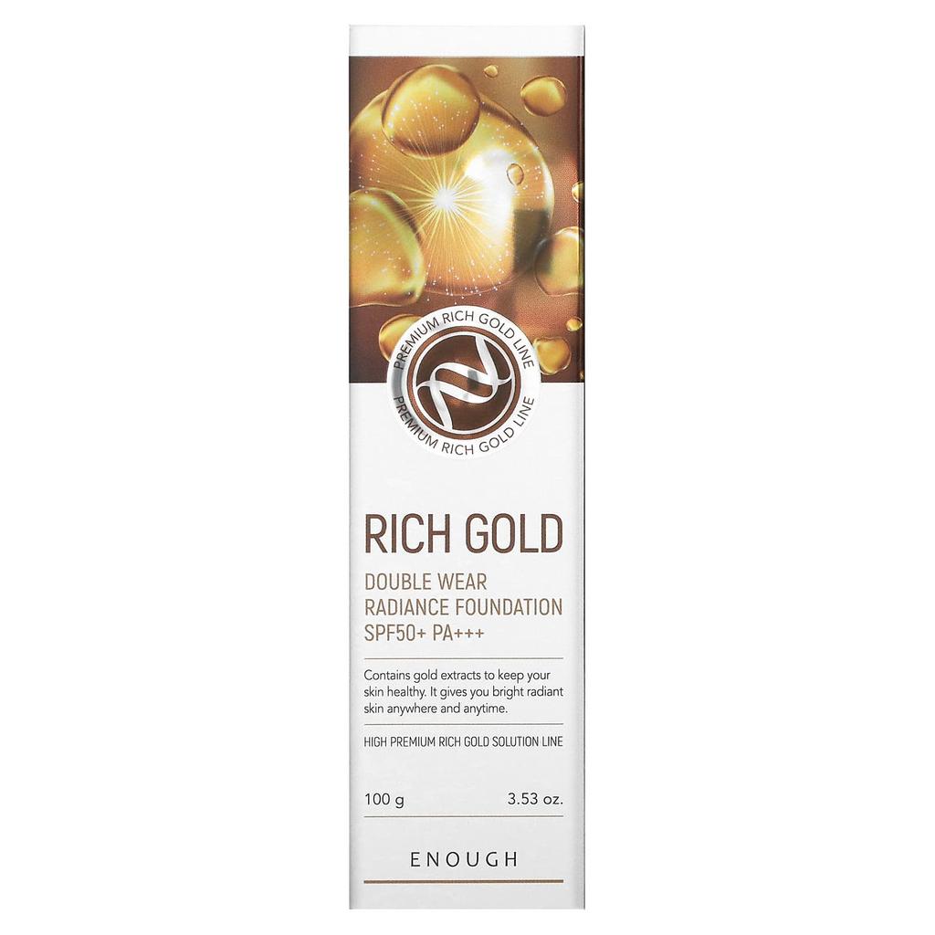 Rich Gold, Double Wear Radiance Foundation, Spf 50+ Pa+++, #21, 100G(3.53Oz)