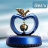 Apple Heart-Shaped Solar Rotating Car Perfume Ornament