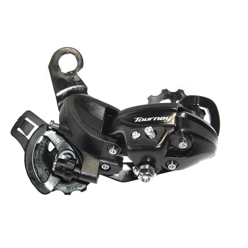 SHIMANO SGS Rear Tourney RD-TY300 Braze-On Derailleur, 6/7Speed, Black, ERDTY300D,