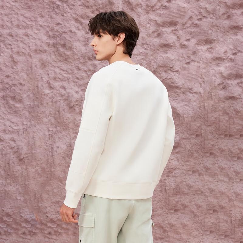 J.Lindeberg Men's Solid Crew Neck Sweatshirt