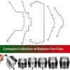 2Pcs/Pair 80/90/120Mm Cooler Fan Buckle Computer Cpu Cooling Fan Clips 304 Stainless Steel Wire Fastener Buckle Bracket