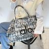 Yoga Bag, Celebrity Style, Large-capacity Canvas Bag, Handbag for Commuting and Shopping, Sports and Fitness Tote Bag