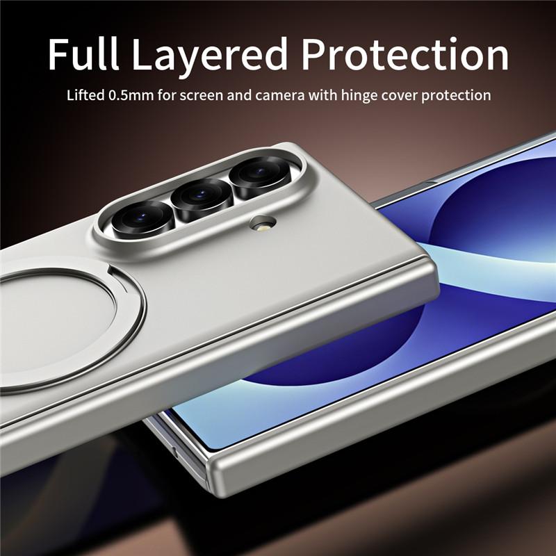 For Samsung Galaxy Z Fold 8 Ultra 5G Magnetic Ring For Magsafe Hinge Protection Cover For ZFold 8 Fold8 Ultra Screen Glass Case