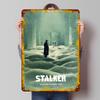 Stalker Gedrucktes Poster Individuelle Retro-Wandkunst Vintage Blechschilder für Zuhause Man Cave Dekoration Wohnzimmer Zubehör