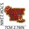 Hemp Rope Embroidery Cloth Sticker Bounty Hunter Patch Sticker Western Denim Bag Decoration Computer Embroidery Label Cow Head Ironing