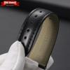 12/14/16/18/20/22mm Genuine Calfskin Watch Straps Casual Business Leather Watchband Stainless Steel Butterfly Buckle Wristband