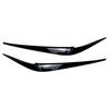 1 Pair Black Headlight Eyebrow Eyelid Cover Trim For BMW X3 X4 G01 G02 2018-2021