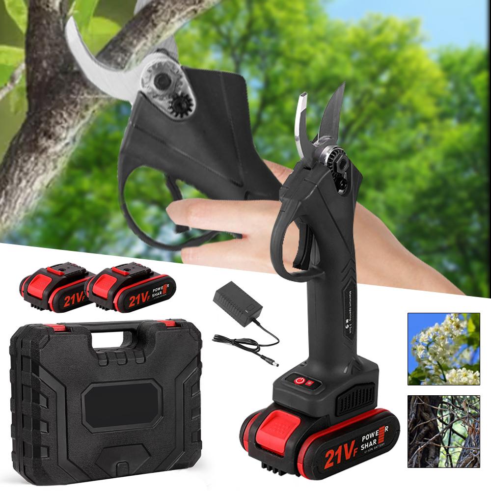 

Электрический секатор Аккумуляторный литиевый электрический Прецизионная обрезка Ветви фруктовых деревьев Ножницы Перезаряжаемый электроинструмент United States