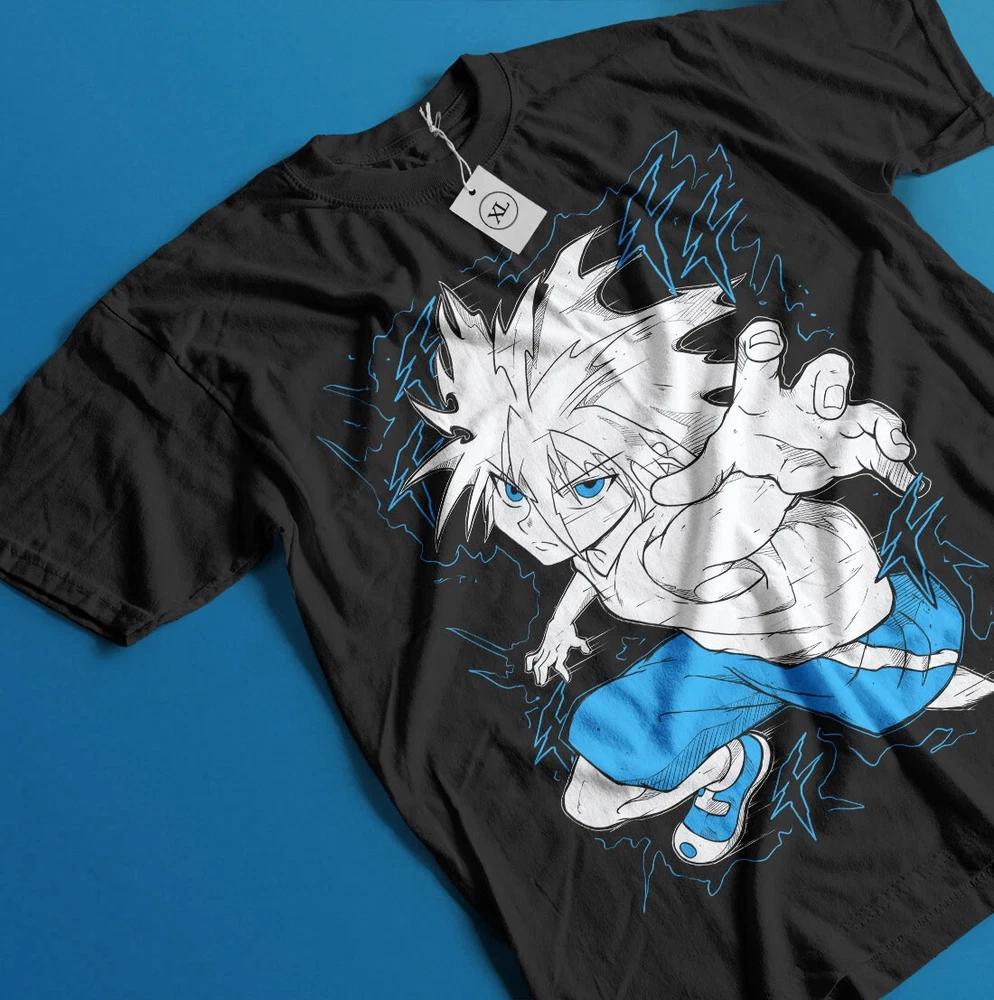 Anime Killua Gon Hunter X Hunter Black TShirt S