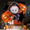 1-8PCS Halloween Shaped Balloons Party Decoration Props for Bar Mall Event Setup Spooky Inflatable Holiday Atmosphere Supplies