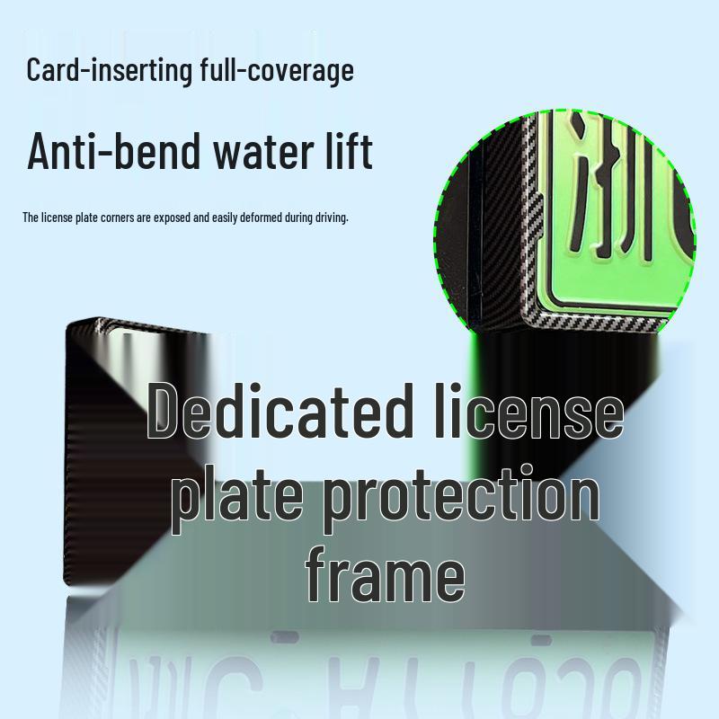 2025 Leapmotor B01 Full Edge Green License Plate Frame for New Energy Vehicles