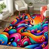 1pc Evil Fox Design Area Rug - Soft, Anti-Slip, and Durable Gaming Room Decor for Bedroom