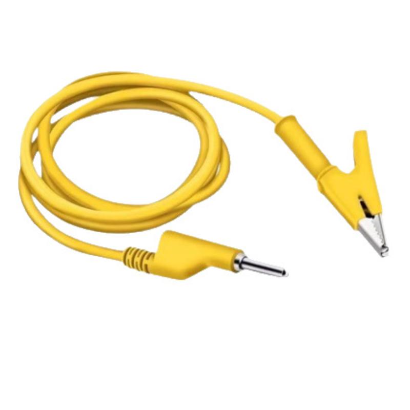 4Mm Banana Plug To Alligator Clip Multimeter Test Leads 1M Stackable Cable Tool Accessories