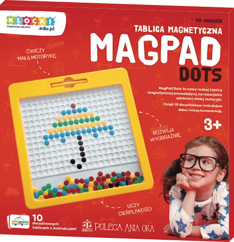 Tablica Magnetyczna Magpad Dots - Żółta