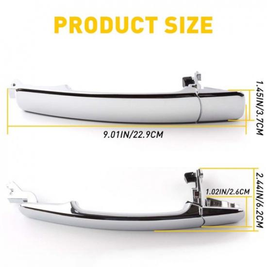 Exterior Outside Right Door Handle Driver/Passenger For 2003-2004 Infiniti Fx35