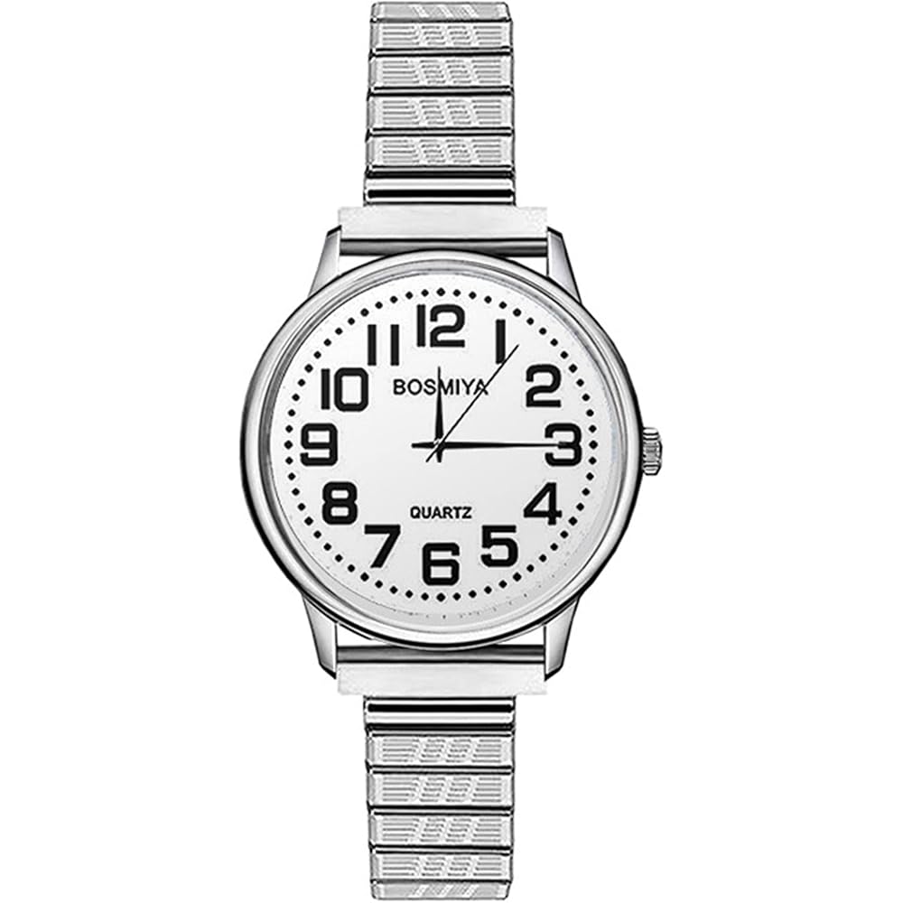 Cute Stylish Women s Waterproof Analog Quartz Fashion Watch with Stainless Steel Bracelet Silver