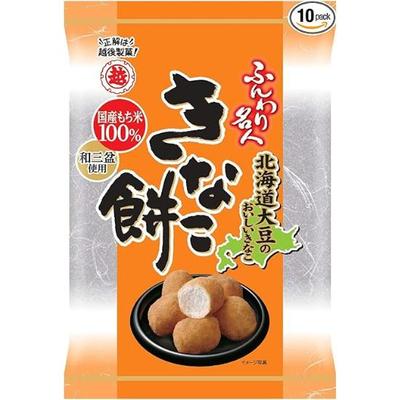 Echigo Seika Funwari Meijin Kinako Mochi$35 \text{ g}$ na sáček $\times 10$ sáčků