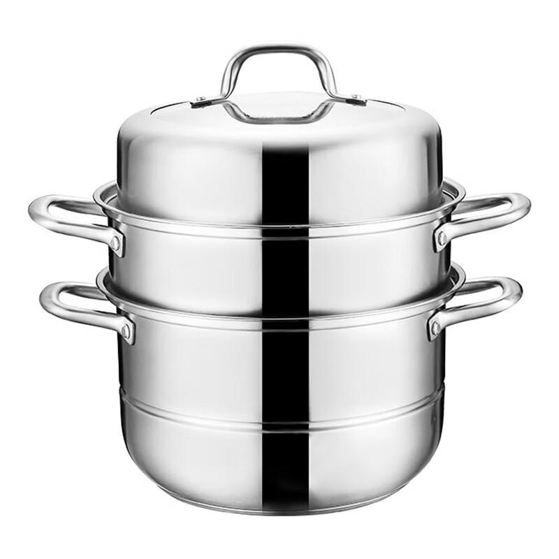 Aiyijia 28CM Stainless Steel Multi-Use Steamer Pot