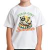 Kids Toddler Little Boys Girls T-Shirt Short Sleeve Funny Animals Graphic Letters Print Tee Top Summer Clothes