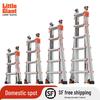 Leidou Jiet Telescopic Multi-Functional A-frame Ladder - Thickened Aluminum Alloy