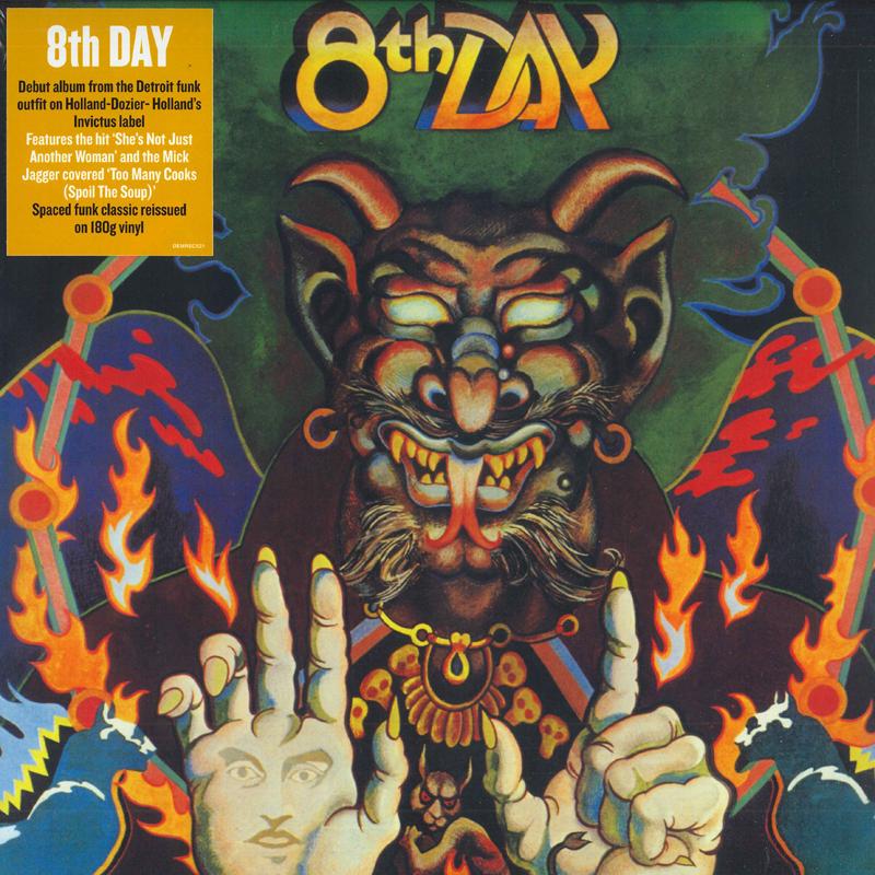 

LP Record 8TH DAY - 8th Day DEMREC521 Demon Records 2019 UK Rock
