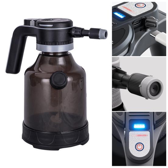 Electric Spray Bottle 3L Automatic Plant Mister Rechargeable Battery Powered Watering Can Sprayer with Adjustable Nozzle for Gardening Cleaning