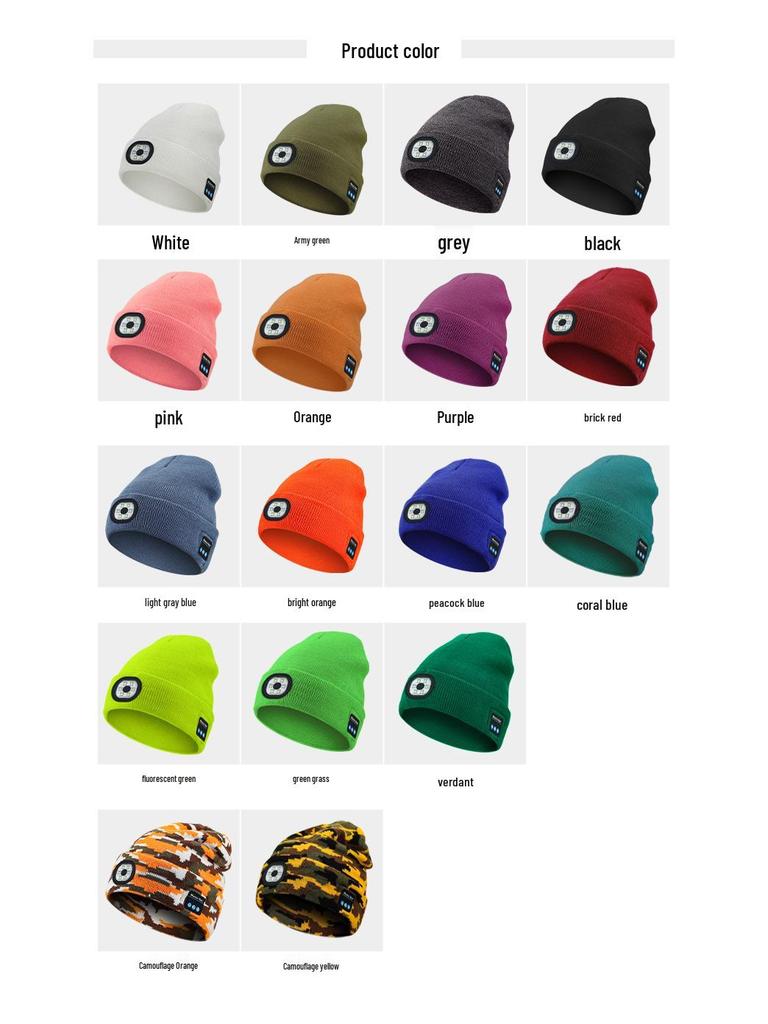 New Style Bluetooth 5.4 Music Stereo Knitted Hat for TikTok