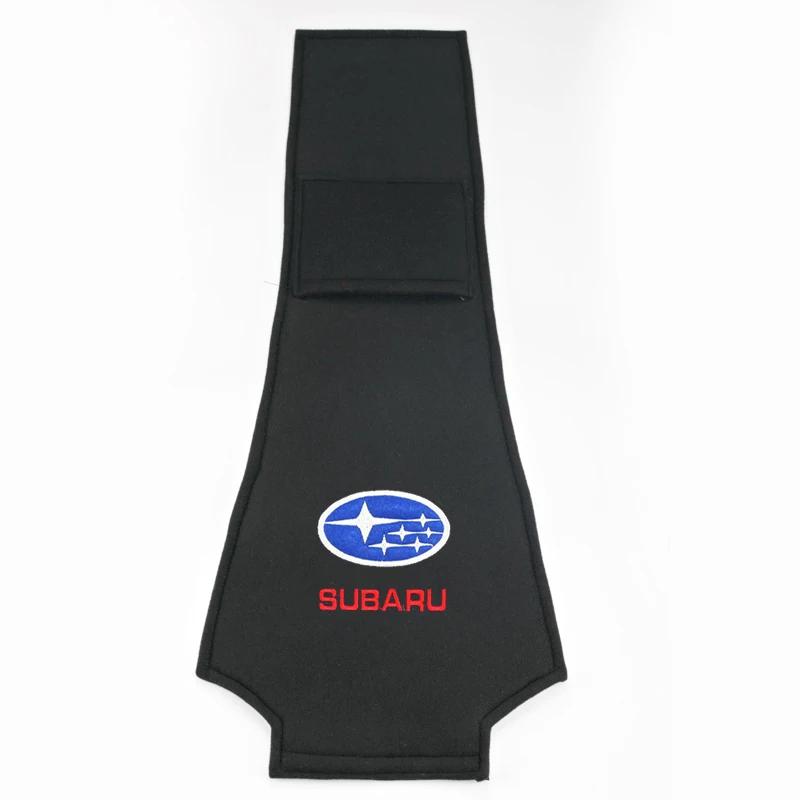 1/2pcs Car Headrest Cover with Phone Pocket for Subaru Forester Impreza Legacy Outback WRX STI Crosstrek BRZ XV rij1