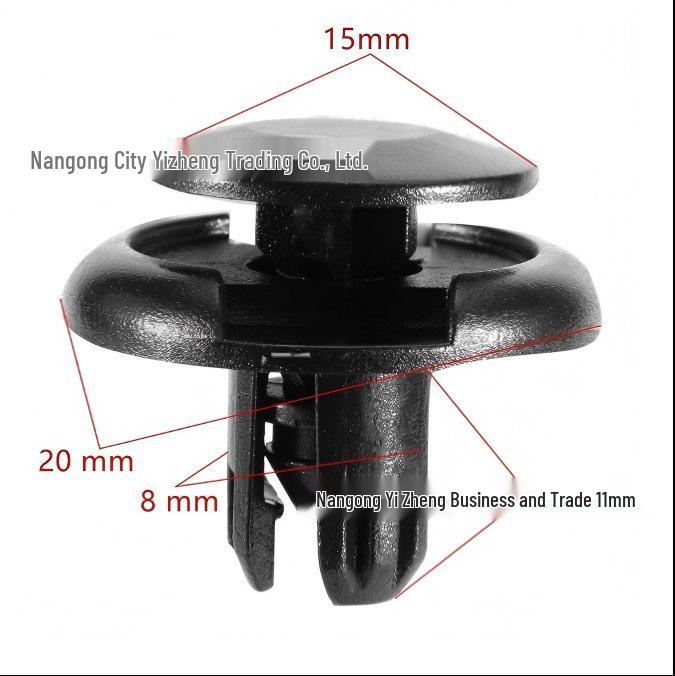 Car Fender & Interior Panel Plastic Rivet Clips