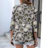 Women's Fashionable, Casual, Comfortable Halloween Print Cardigan Jacket