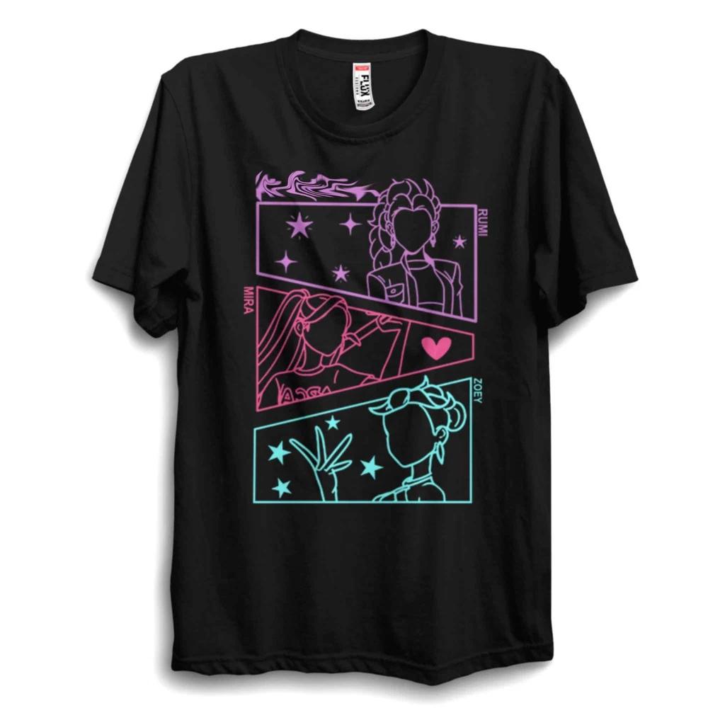 K Pop Demon TShirt Hunter T Shirt 100 Cotton Mira Shirt Rumi Zoey Kids Shirt S