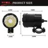 Additional Headlights for Motorcycle Auxiliary Spotlights Universal Moto Driving Fog Lights High Low Flash Beam for ATV Scooter