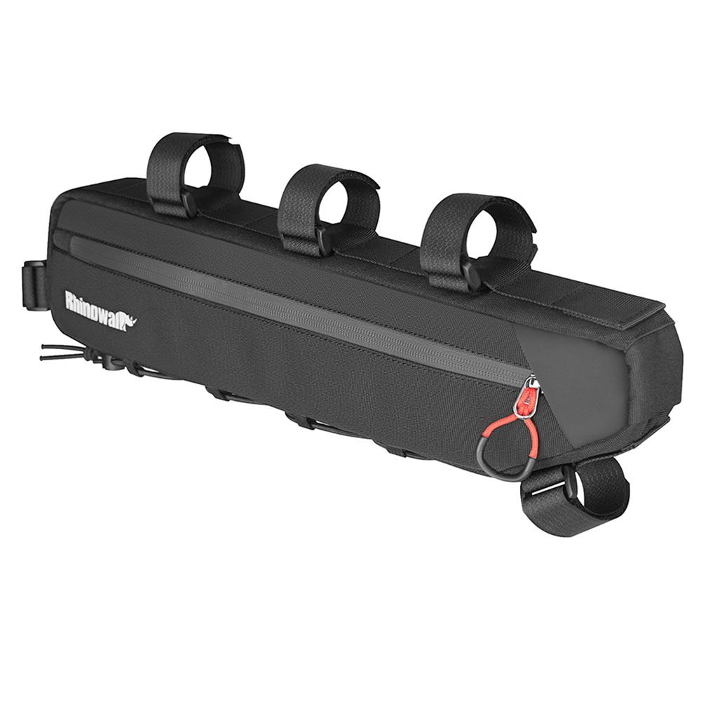 RHINOWALK X24657 2.1L Bike Frame Bag Waterproof Bicycle Under Tube Triangle Bag, Size S: 42x6x9cm A