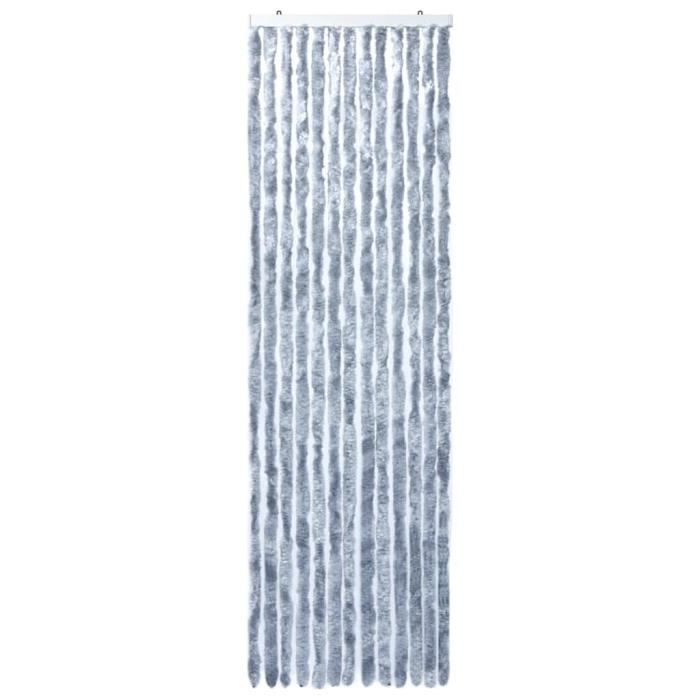 Moustiquaire - ZJCHAO - Argenté - 90x200 cm - Chenille - Réglable