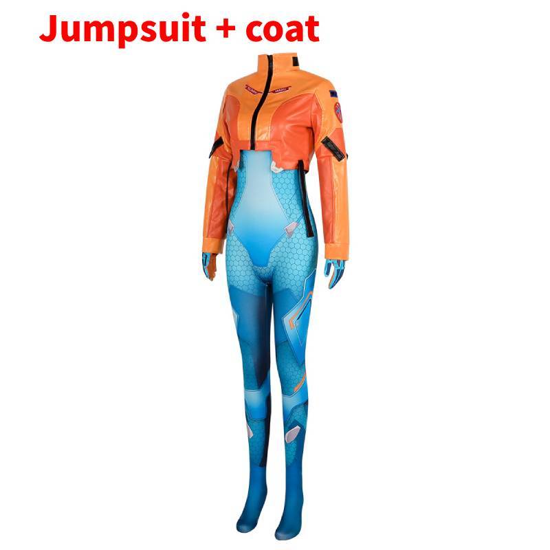 Overwatch Juno Cosplay Costume Bodysuit With Spandex For Game Fans M