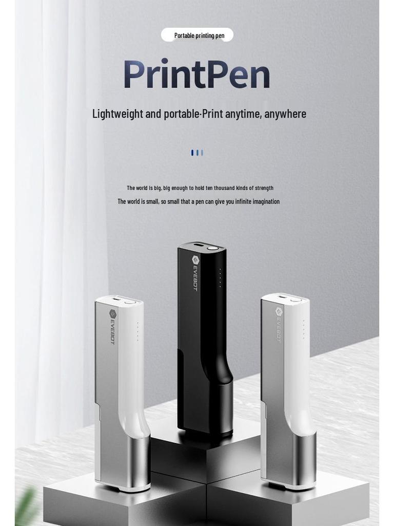 PrintPen Portable Inkjet Printer: Handheld Device for Manual Tattoo and Date Printing