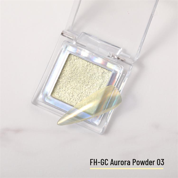 Aurora Iridescent Nail Art Magic Mirror Powder