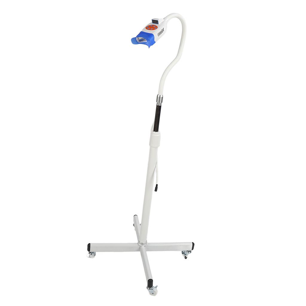 Teeth Whitening Machine with Mobile Wheels 3 Colors Teeth Bleaching Lamp 110‑240V US Plug