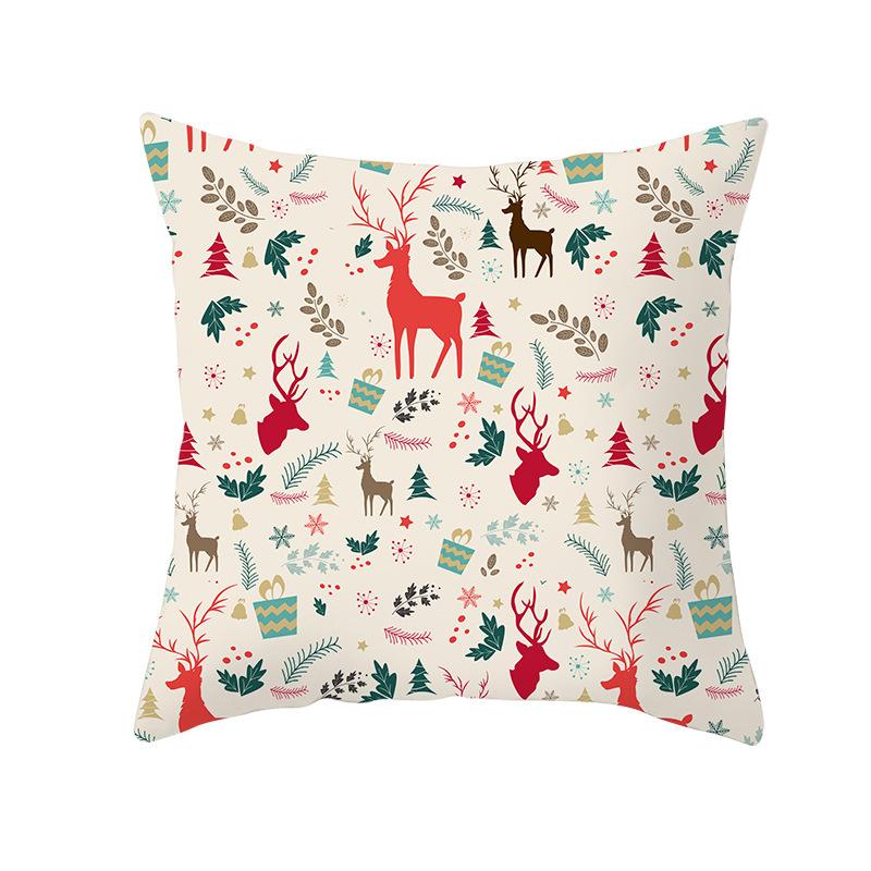 New Christmas Pillowcase Small Fresh Christmas Tree Home Cushion Cover
