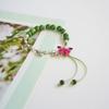 Bracelet Summer Women's Versatile Jewelry Butterfly Fresh Student Girlfriend Mori Antique Ceramic Bracelet