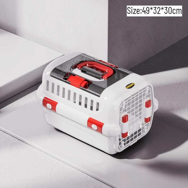 

Portable Airline Pet Carrier Portable Ventilated Dog Cat Crate Durable Travel Kennel for Small Medium Pets Outdoor Car Transport