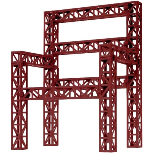 

Hobby Base Premium Parts Collection Steel Truss Set, Red, Non-Scale, ABS, Display Accessory, PPC-K39RD