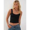 Women's New Versatile Sling Vest with Lace Inside, Slim and Thin Top Summer