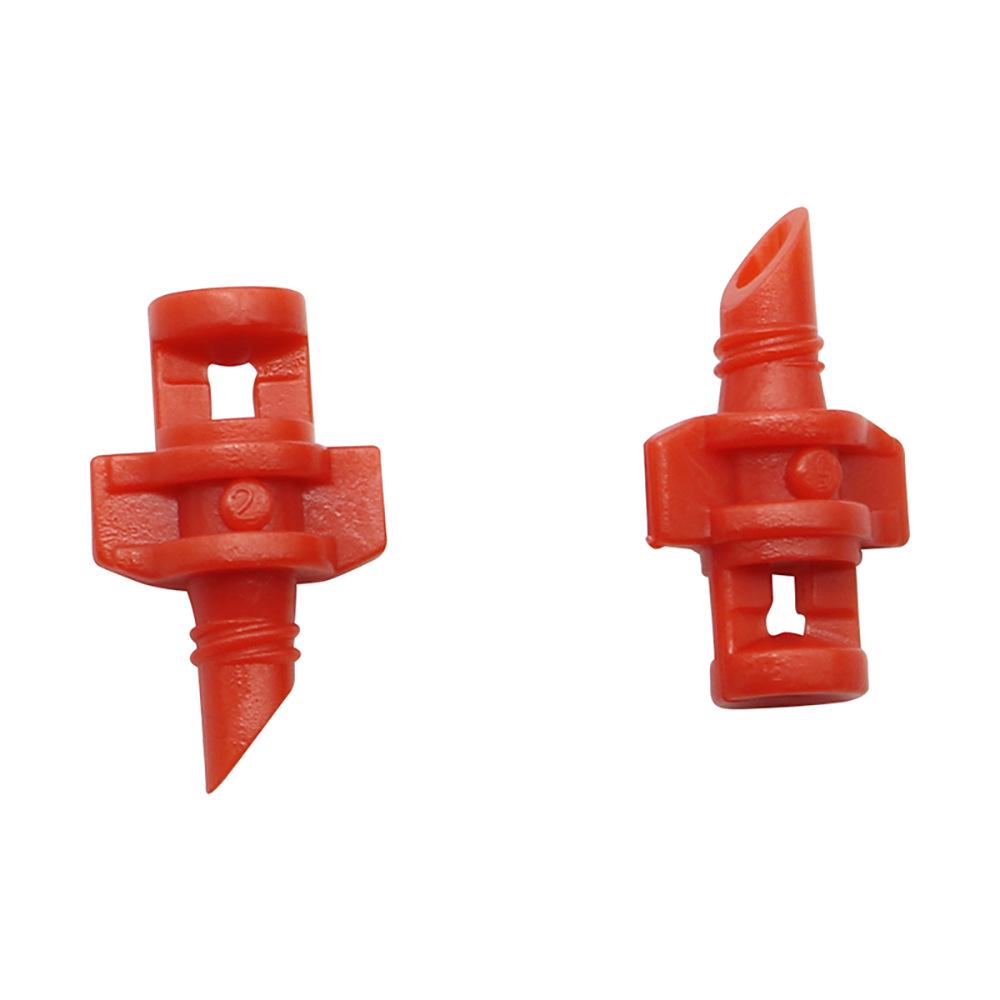Multicolor Atomizing Micro-Sprinkler Nozzle (Blue 90°, Green 180°, Red 360°) for Lawn & Tree Cooling