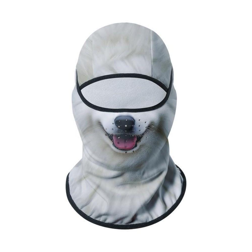 Fleece gefütterte Tiermaske Winddichte Tierkopfbedeckung Tier-Nackenschutz Skifahren