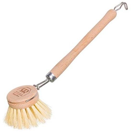 Redecker Handle Kitchen Brush / Plant Fiber Size S (Plant Bristles)